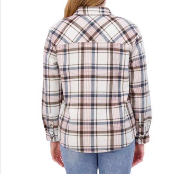 🎈SALE Sage Ladies' Plush Shirt Jacket Shacket Plush Soft Sherpa Lined XS - Picture 3 of 5